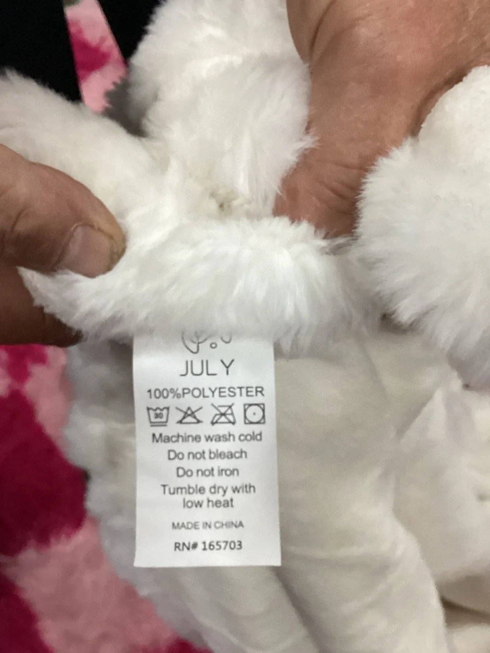 Plush White Throw Blanket - Soft Polyester Home Bedding